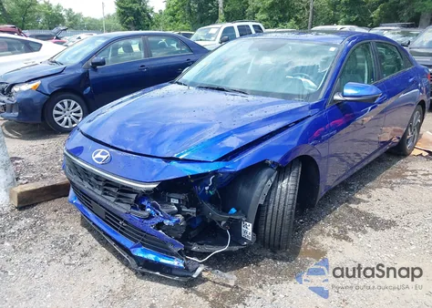 2024 Hyundai Elantra Limited from USA, damaged, VIN KMHLP4DG7RU692430